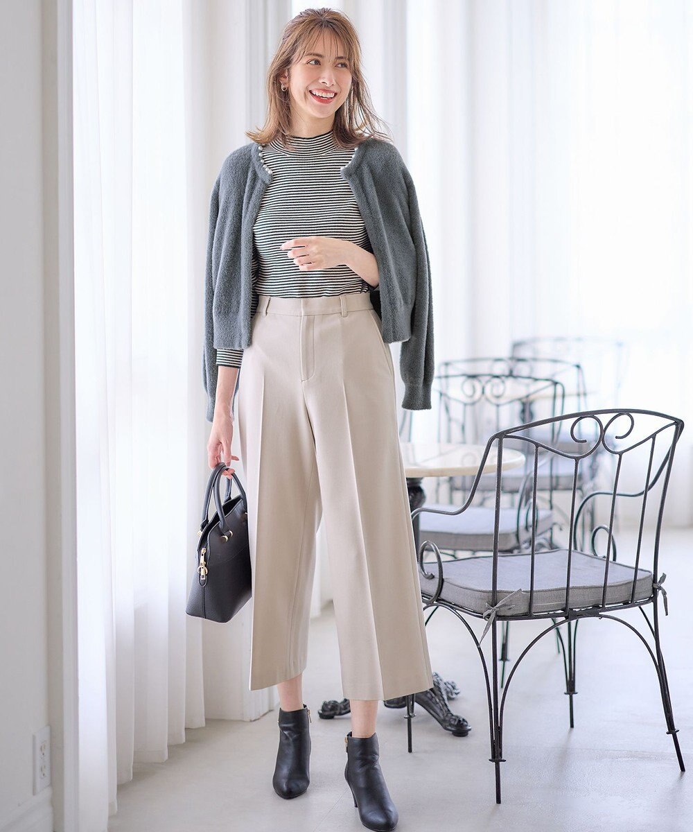 ANY SIS S 【シリーズ累計7万本突破！】サーモ2WAYストレッチ ワイドパンツ 