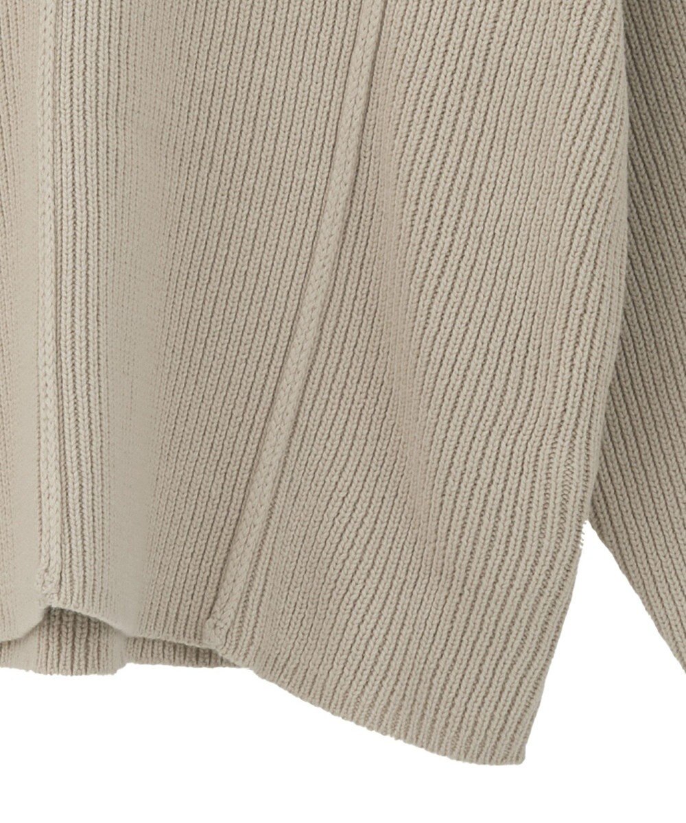 Green Parks リブ切替Ｖネックニットプルオーバー 