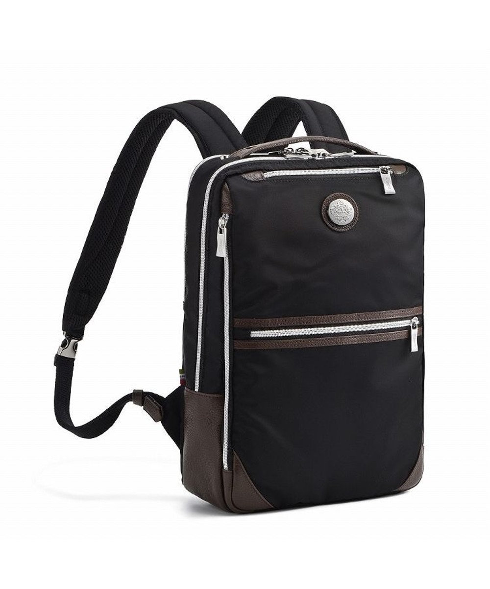 ACE BAGS & LUGGAGE Orobianco BASIC バックパック NASCERE 92185 リュックサック ブラック×ブラウン