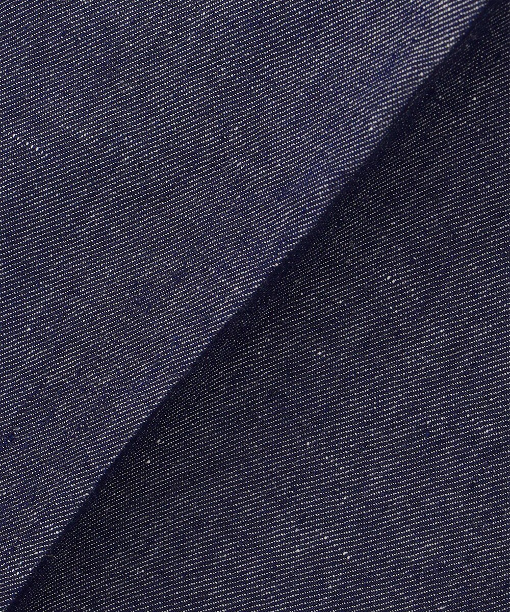 JOSEPH ABBOUD 【ウエストも伸びる！/JAPANファブリック/イージーパンツ/清涼/セットアップ】リネンデニム パンツ 