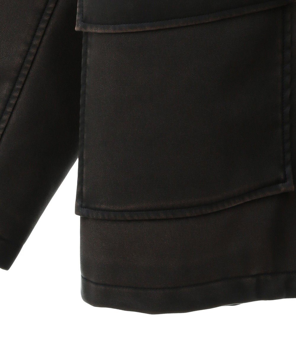 Green Parks ■ＥＳＣＡＲ　ウ゛ィンテージ調エコレザージャケット 