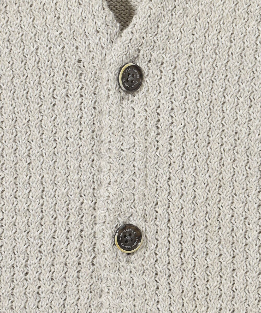 JOSEPH ABBOUD 【和紙使用エコ素材/日本素材/軽量/通気性/速乾性】和紙ムリネ ニット ベスト 