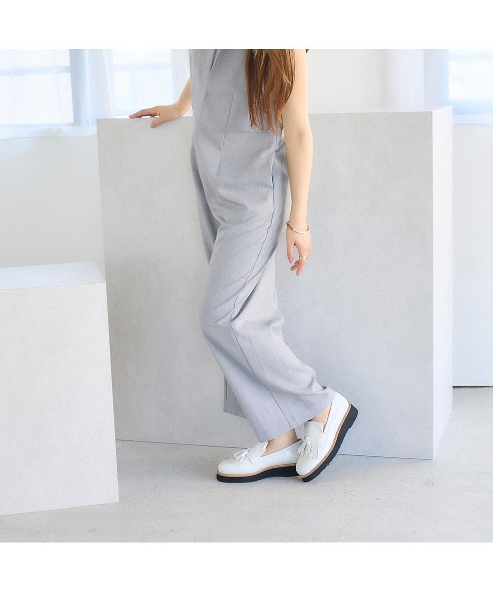 MODE ET JACOMO <carino>【レイン対応】【2WAY】厚底タッセルローファー 