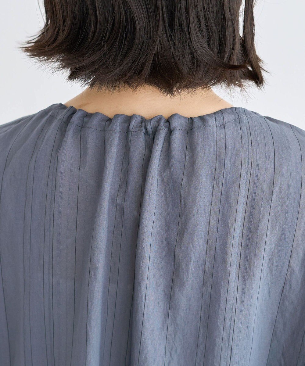 Green Parks ドロストネックフレンチスリーブブラウス 