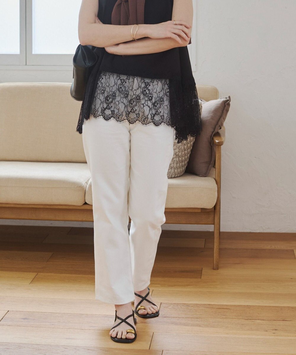 WEGO 【ANGIE VINTAGE/SMLサイズ展開】ストレートデニムパンツ 