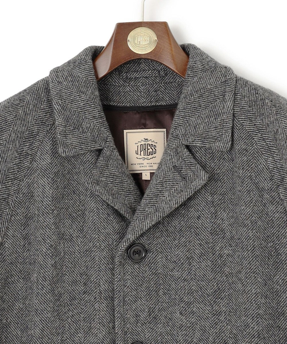 KING SIZE】【JAPAN TWEED with REAL SHETLAND】ヘリンボーン バルカラーコート / J.PRESS MEN |  ファッション通販 【公式通販】オンワード・クローゼット