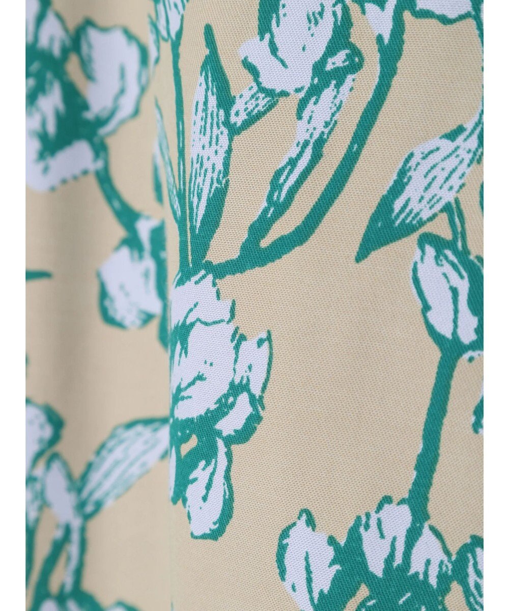 Green Parks Ｂ．レーヨン混プリントパンツ 