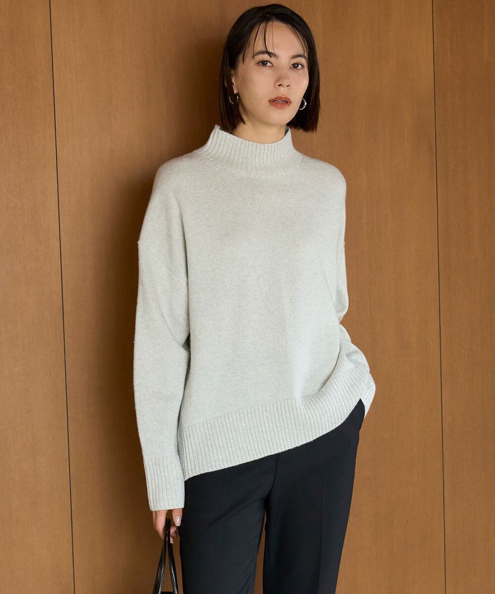 UNFILO カシミヤブレンド ハイネックニット 