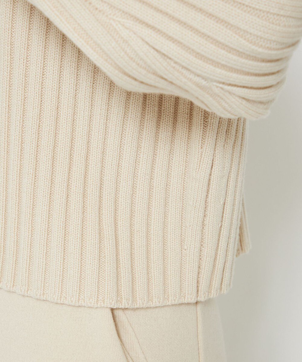 uncrave 【洗える】メリノウール ショートカーディガン（uncrave WHITE） 