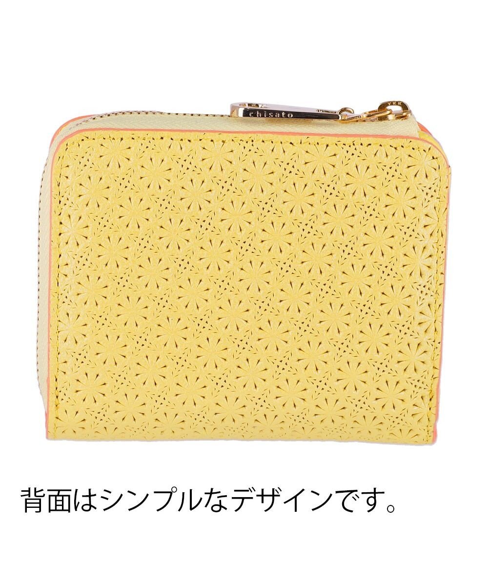 tsumori chisato CARRY キラネコフラワー 2つ折り財布 