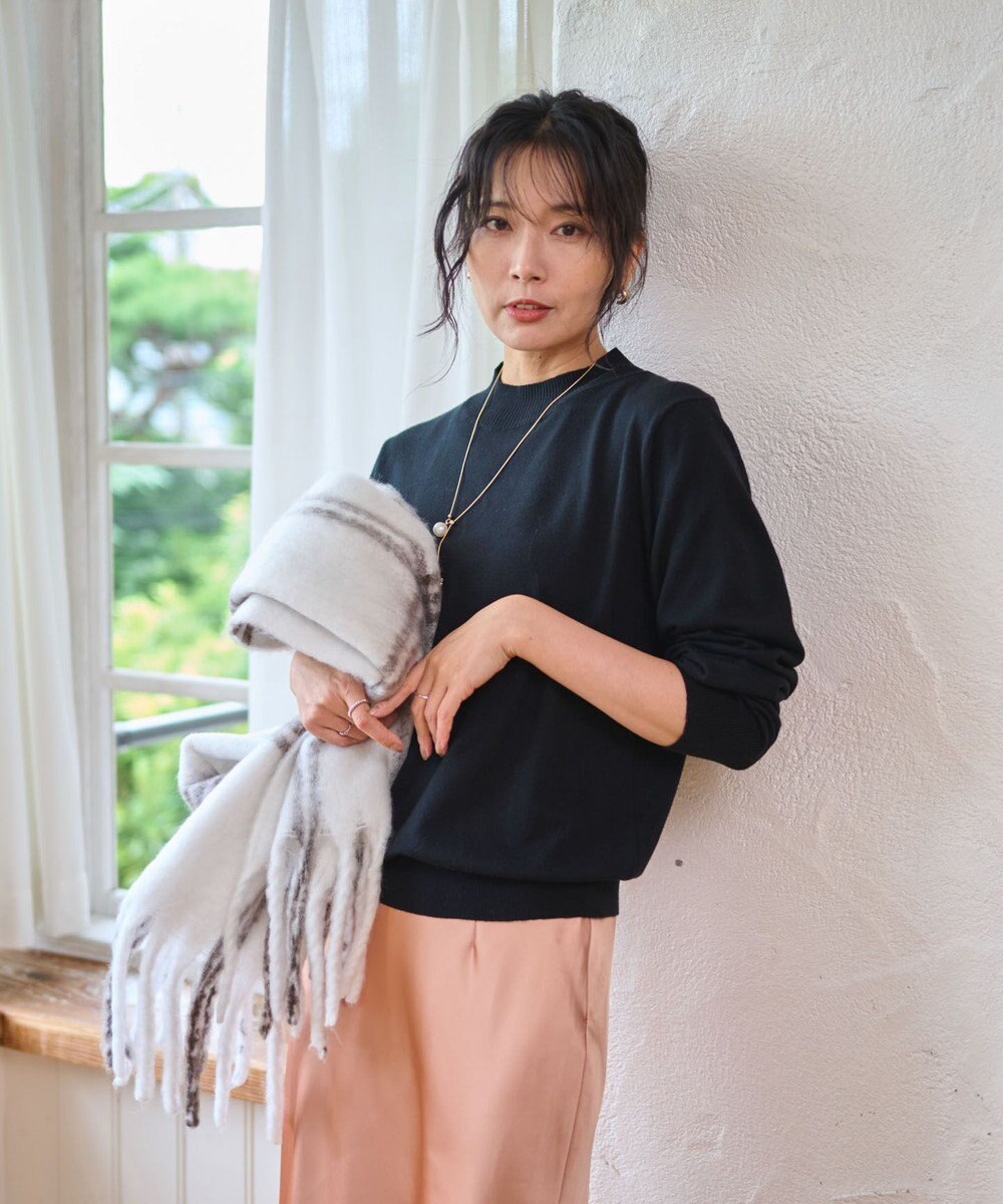 WEGO 【WEB限定/25年秋冬新作/洗濯OK/毛玉レス】ハイネックプルオーバー 