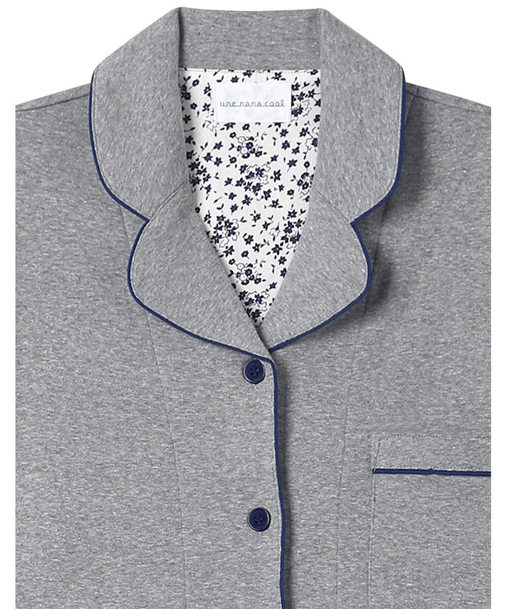 une nana cool 【綿100%】やわらか杢フライスパジャマ MADE WITH LIBERTY FABRIC 