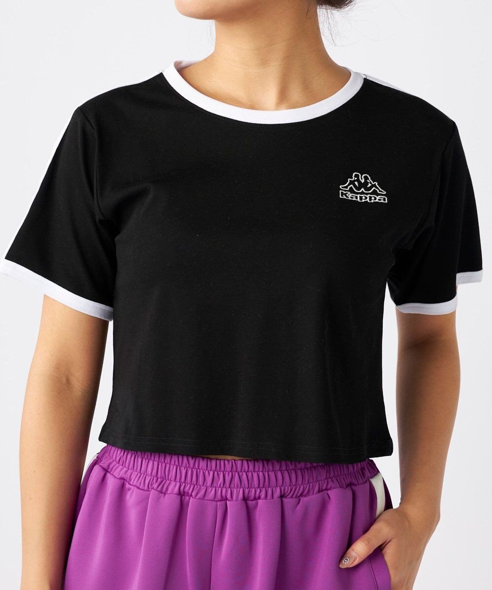 OP／FILA 【Kappa】ワンポイント 半袖リンガーTシャツ 