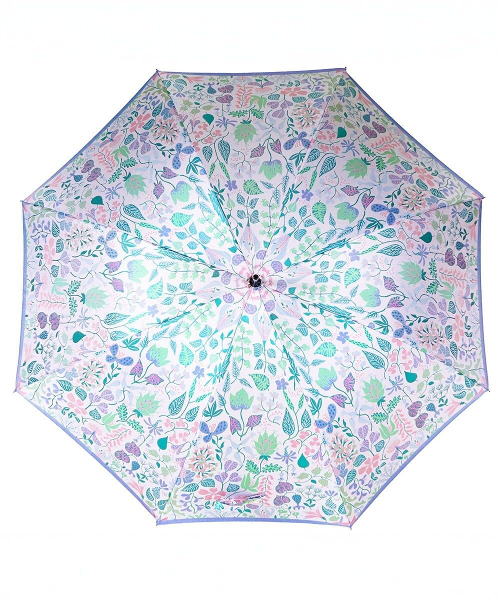 槇田商店 <新柄登場>Stig Lindberg HERBARIUM BRIGHT ライトブルー 長傘 