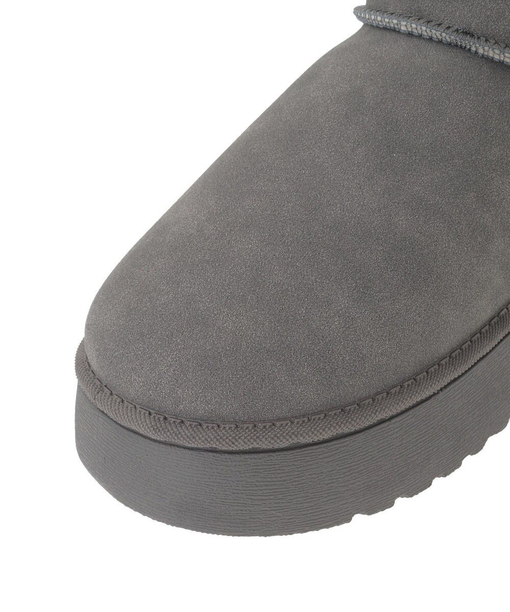 Green Parks ・ｍｉｎｉａ　フェイクムートンショートブーツ 