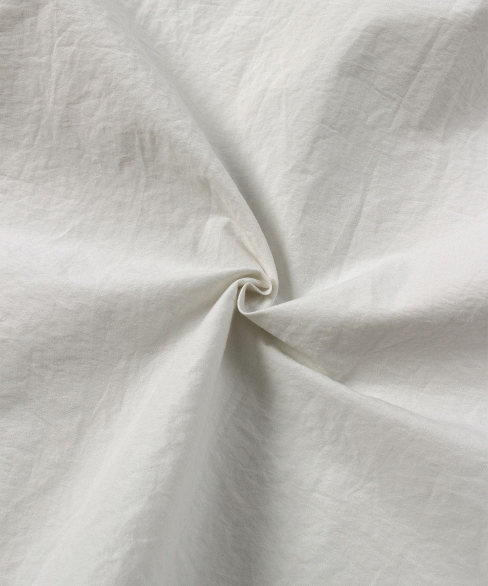 WHITE MAILS 【UNISEX】COTTON PAPER WASHED ポプリンロングシャツ 