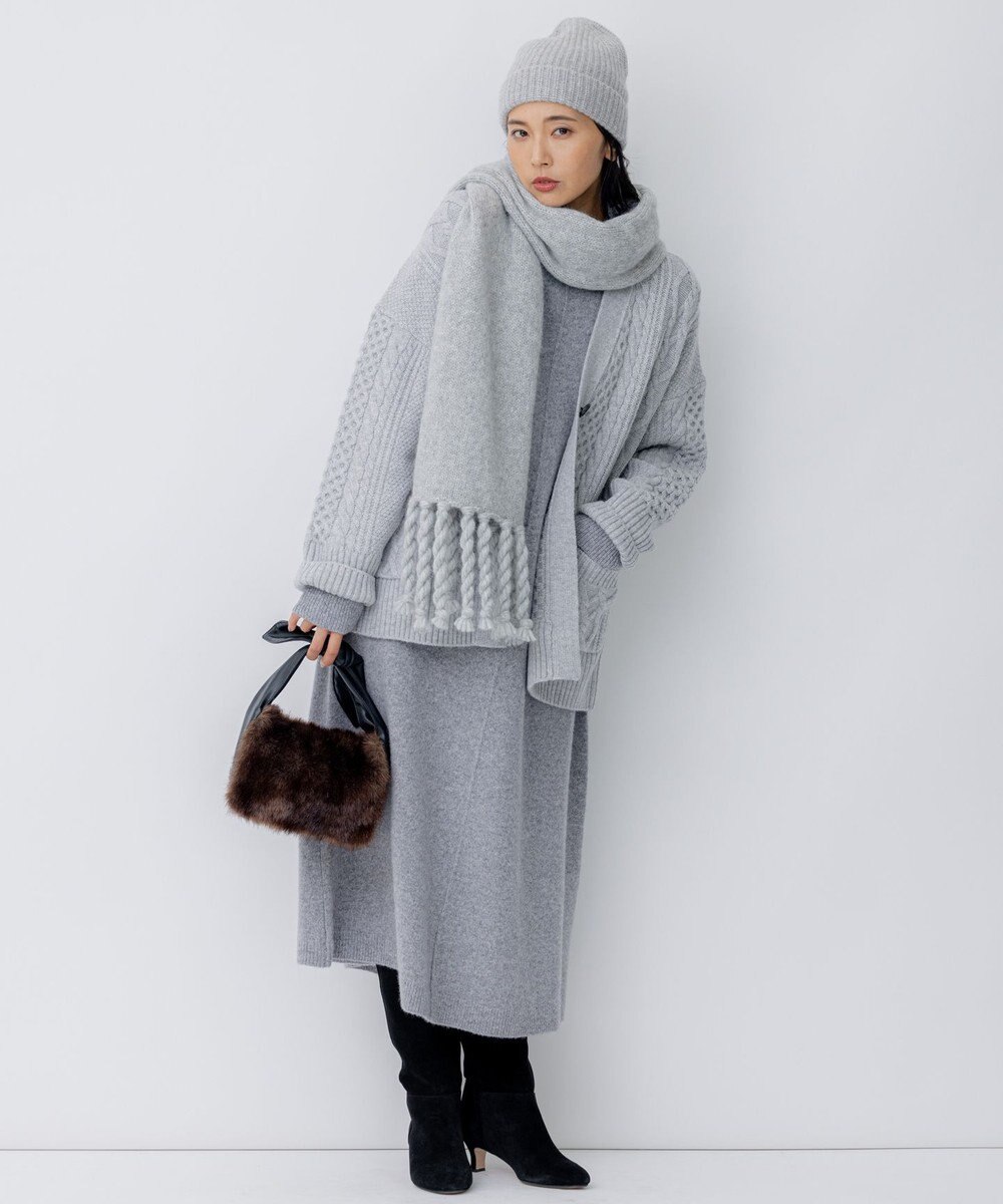 23区 ピュアカシミヤ ニット帽 