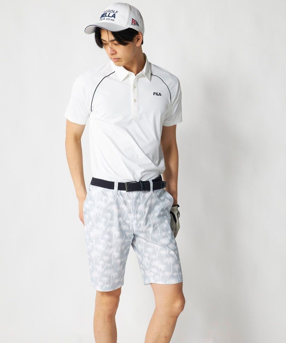 FILA GOLF／marie claire 【FILA GOLF】ラグラン半袖ポロシャツ 