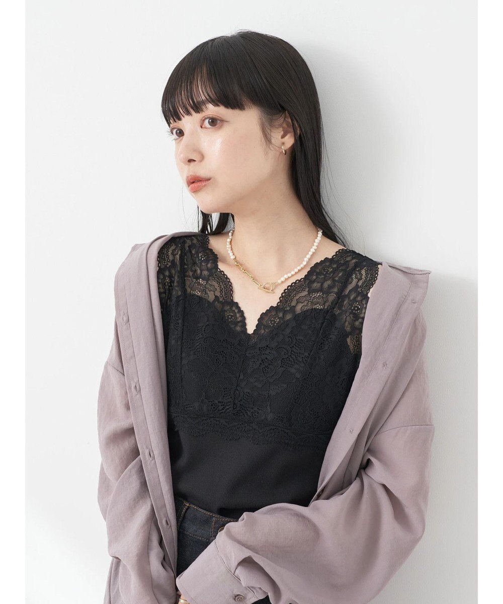 earth music&ecology 前後２ＷＡＹレースタンクトップ 