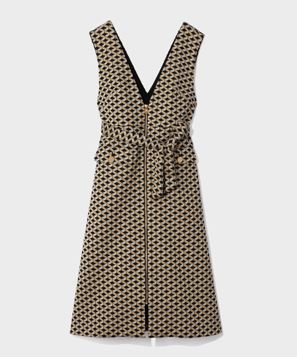 GRACE CONTINENTAL キカジャガードラメドレス 