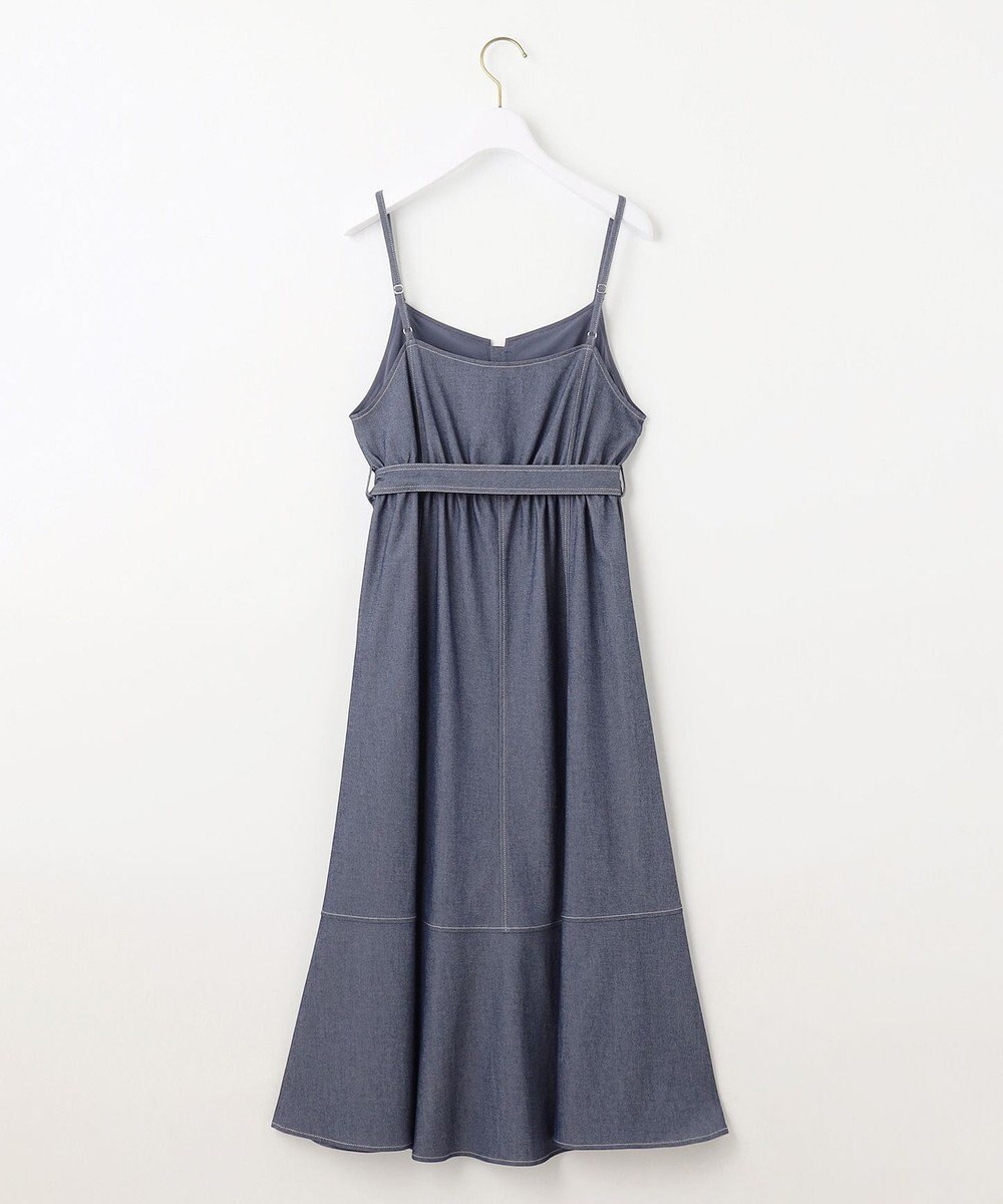 ANY SIS S 【洗える】ライトデニムライクシャンブレー キャミワンピ 