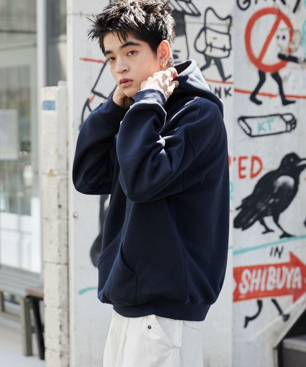 WEGO ワッペンロゴパーカー 