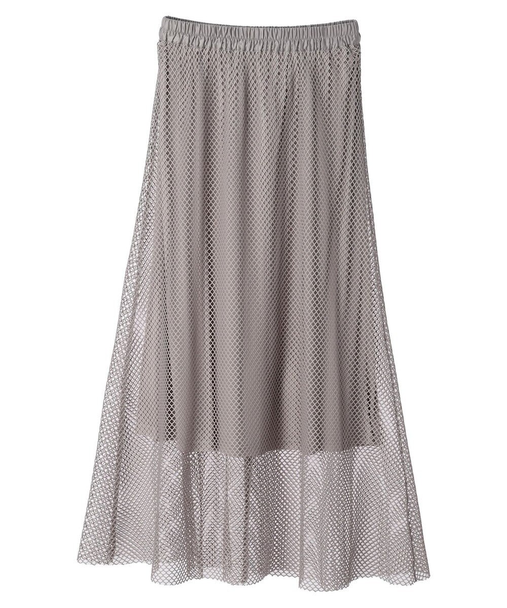 Green Parks ・ＥＬＥＮＣＡＲＥ　ＤＵＥ　メッシュギャザースカート 