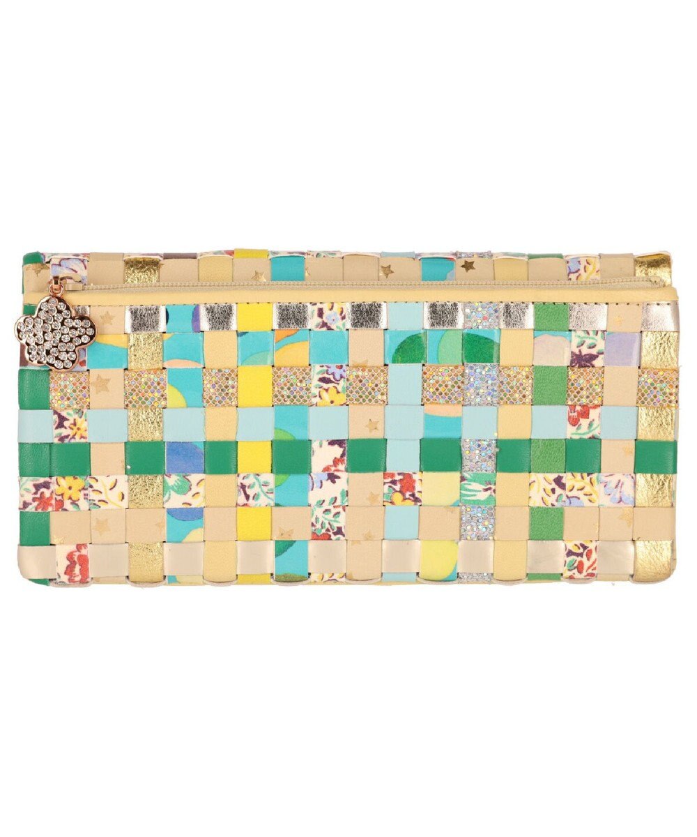 tsumori chisato CARRY エポネコメッシュ 長財布 2つ折り かぶせタイプ 