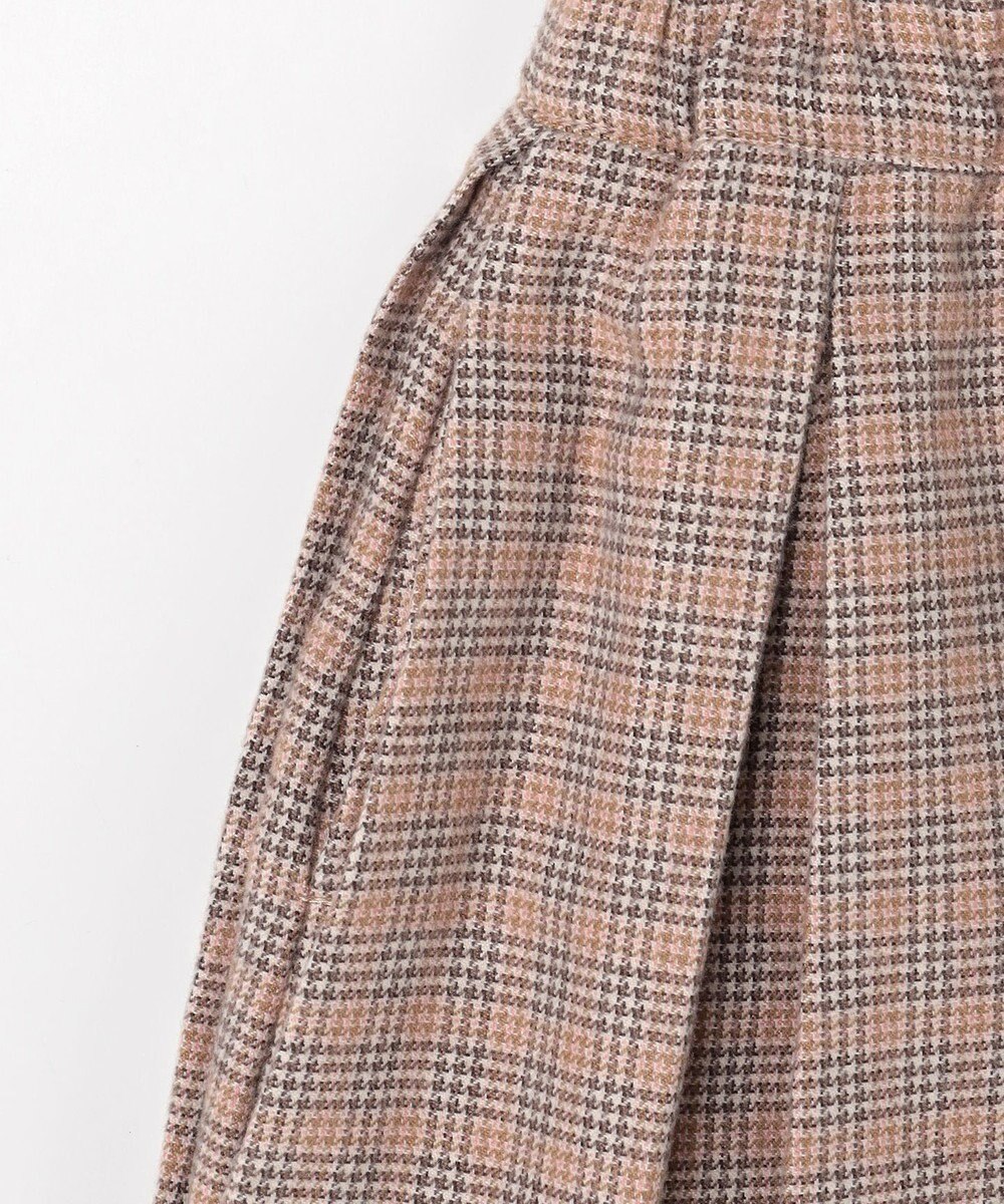 ANY KIDS リボン×チェック プリーツスカパン 