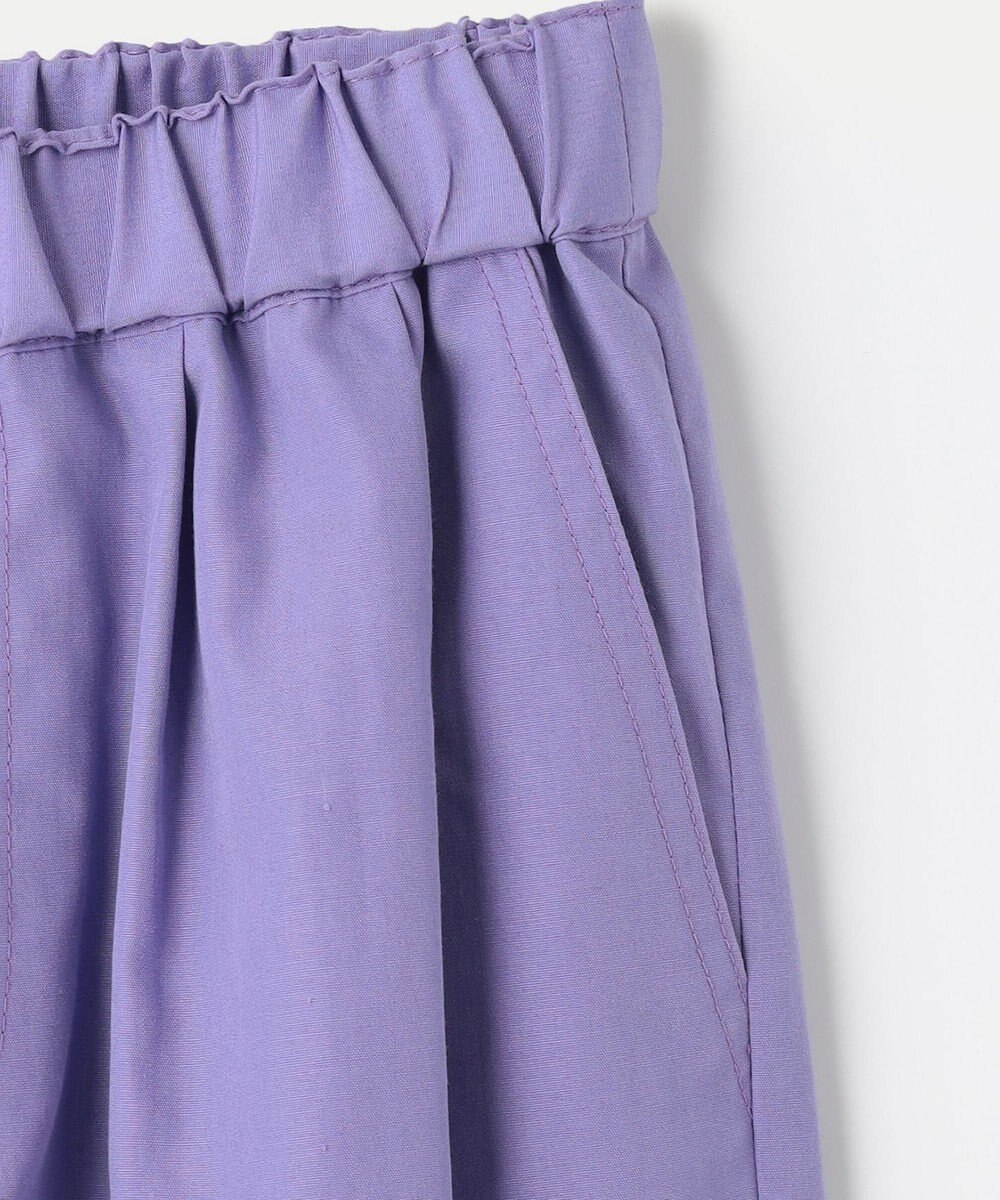 組曲 KIDS 【110-140㎝】フリルクロップ丈 パンツ 