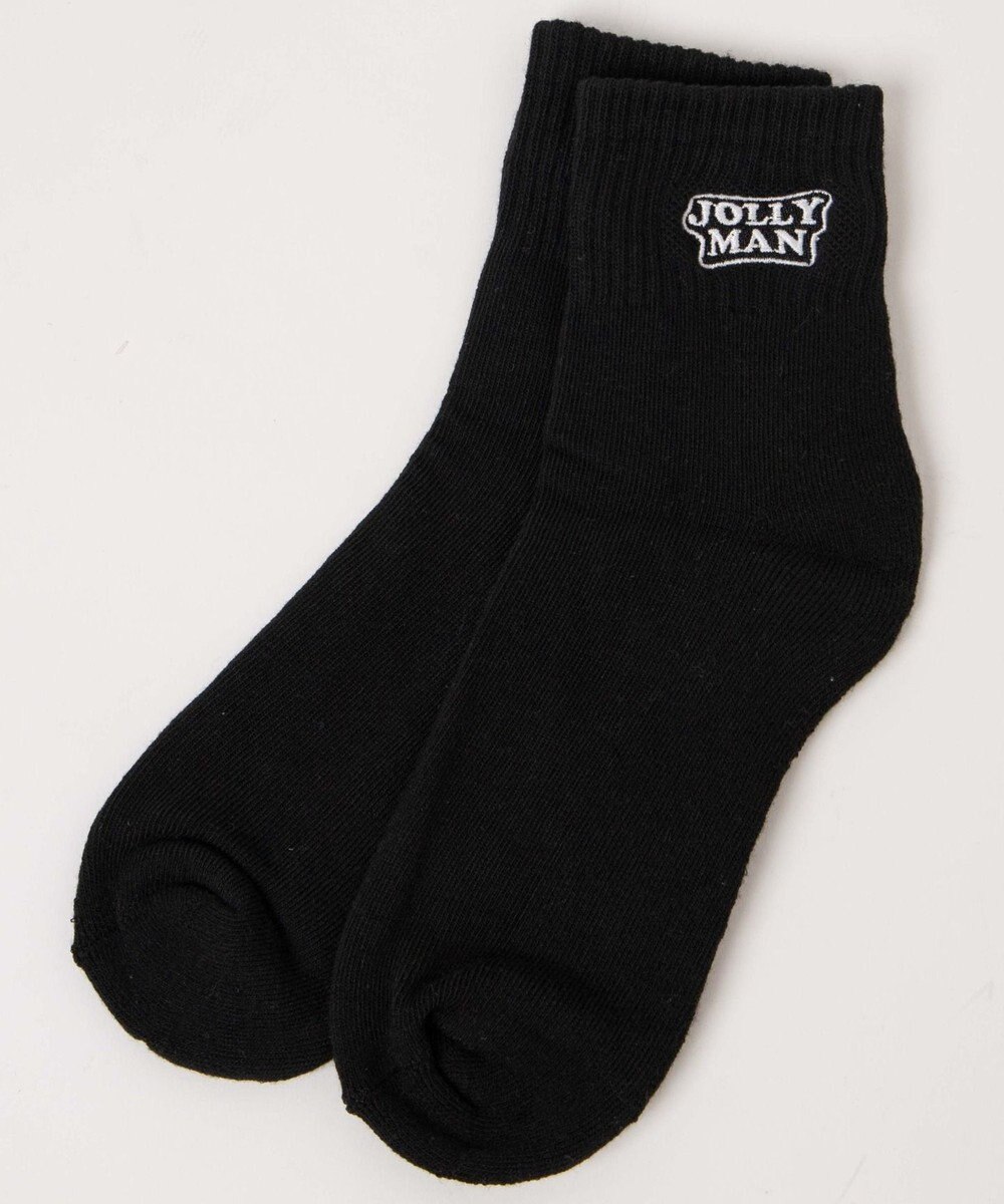 WEGO カラーロゴアンクルソックス 