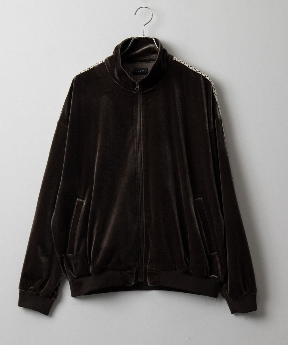 WEGO ベロアライントラックジャケット 