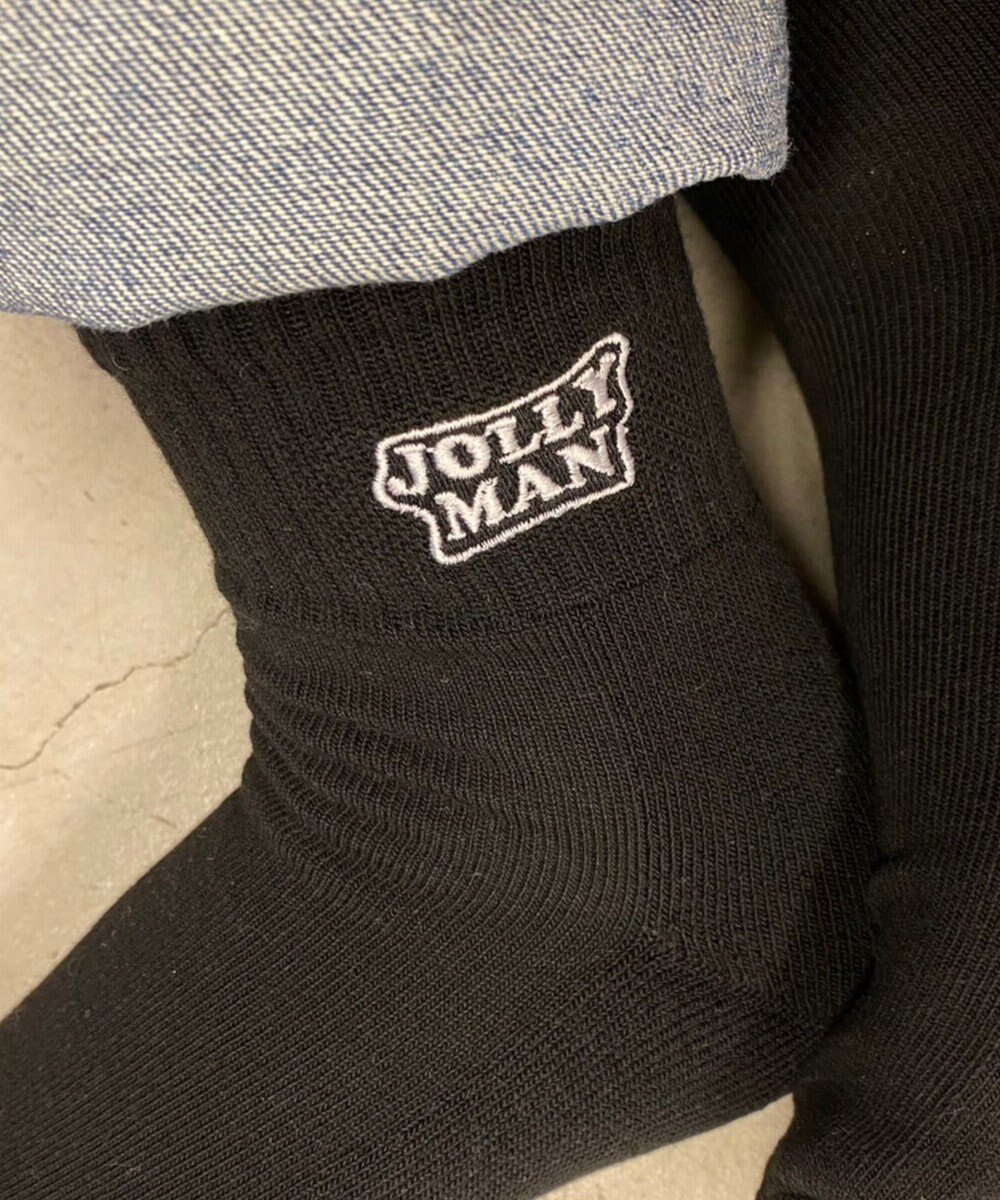 WEGO カラーロゴアンクルソックス 