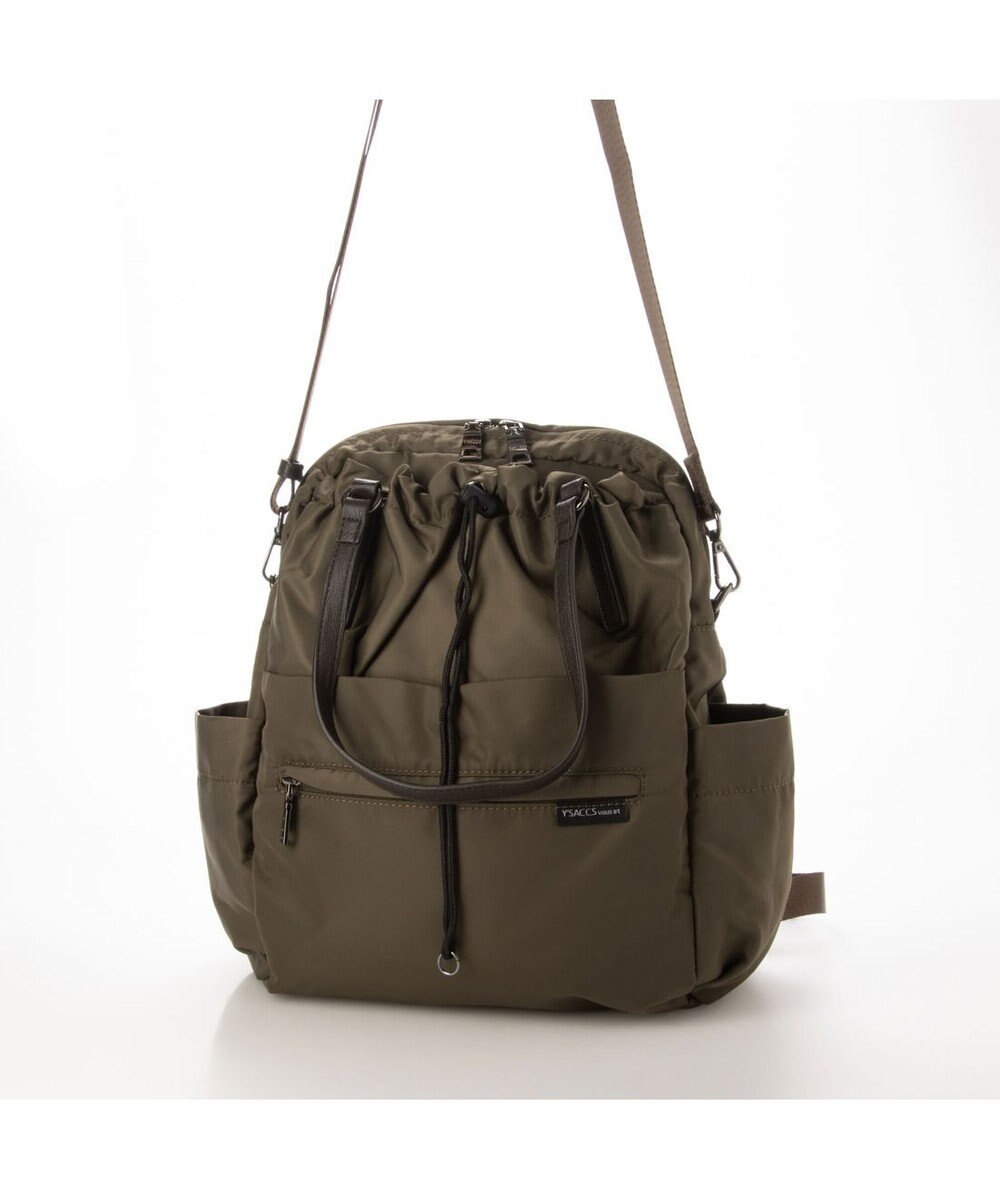 Y'SACCS 【Y’SACCS vous et】ポーチ付き4WAYリュック 