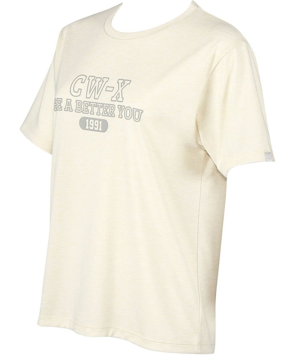 CW-X 【UNISEX】 CW-X トップス 3分袖 カジュアルＴシャツ 少しゆったりとした着用感 吸汗速乾 半袖 ユニセックス DLR105 /ワコール 