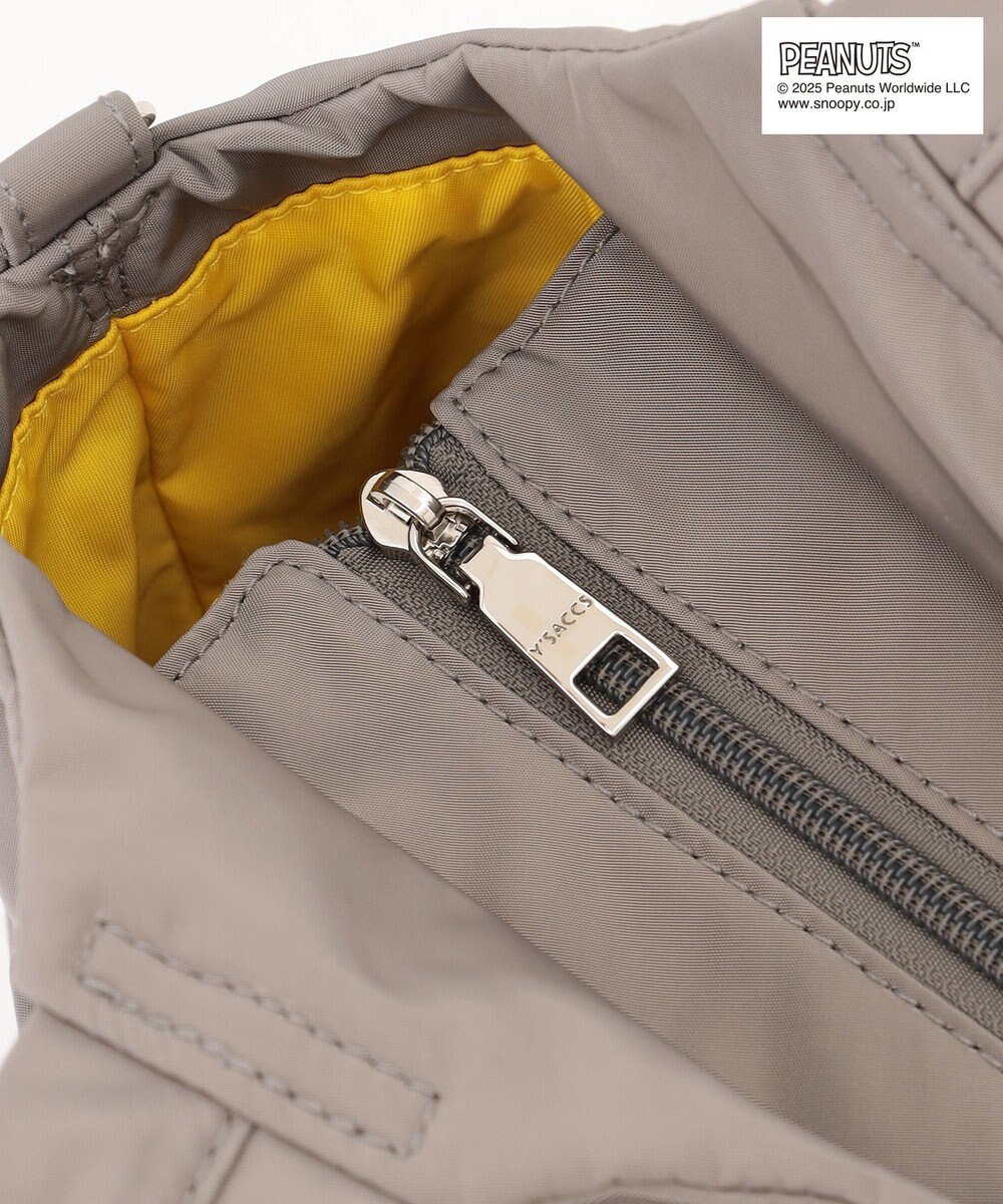 Y'SACCS SNOOPYデザイン サイドギャザー2wayトート　Mサイズ(スケートボード） 