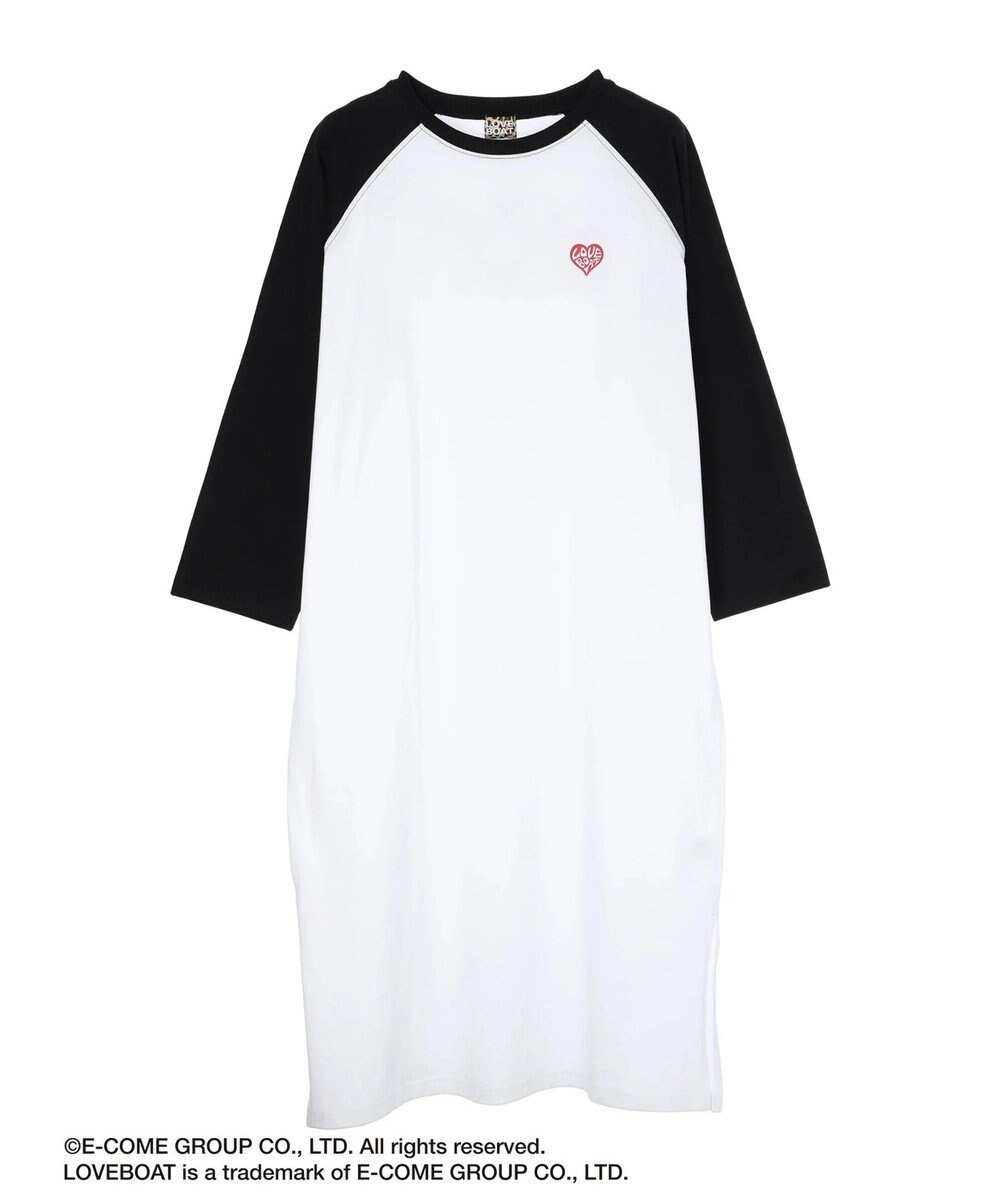 Green Parks ■別注　ＬＯＶＥ　ＢＯＡＴ　ラグランワンピース 