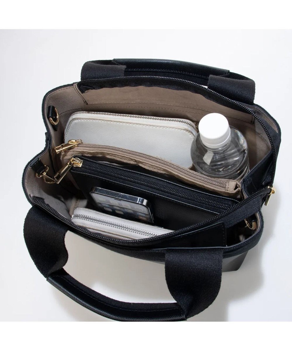 UNBILLION cachecache テープディテール2wayパーテーショントート 