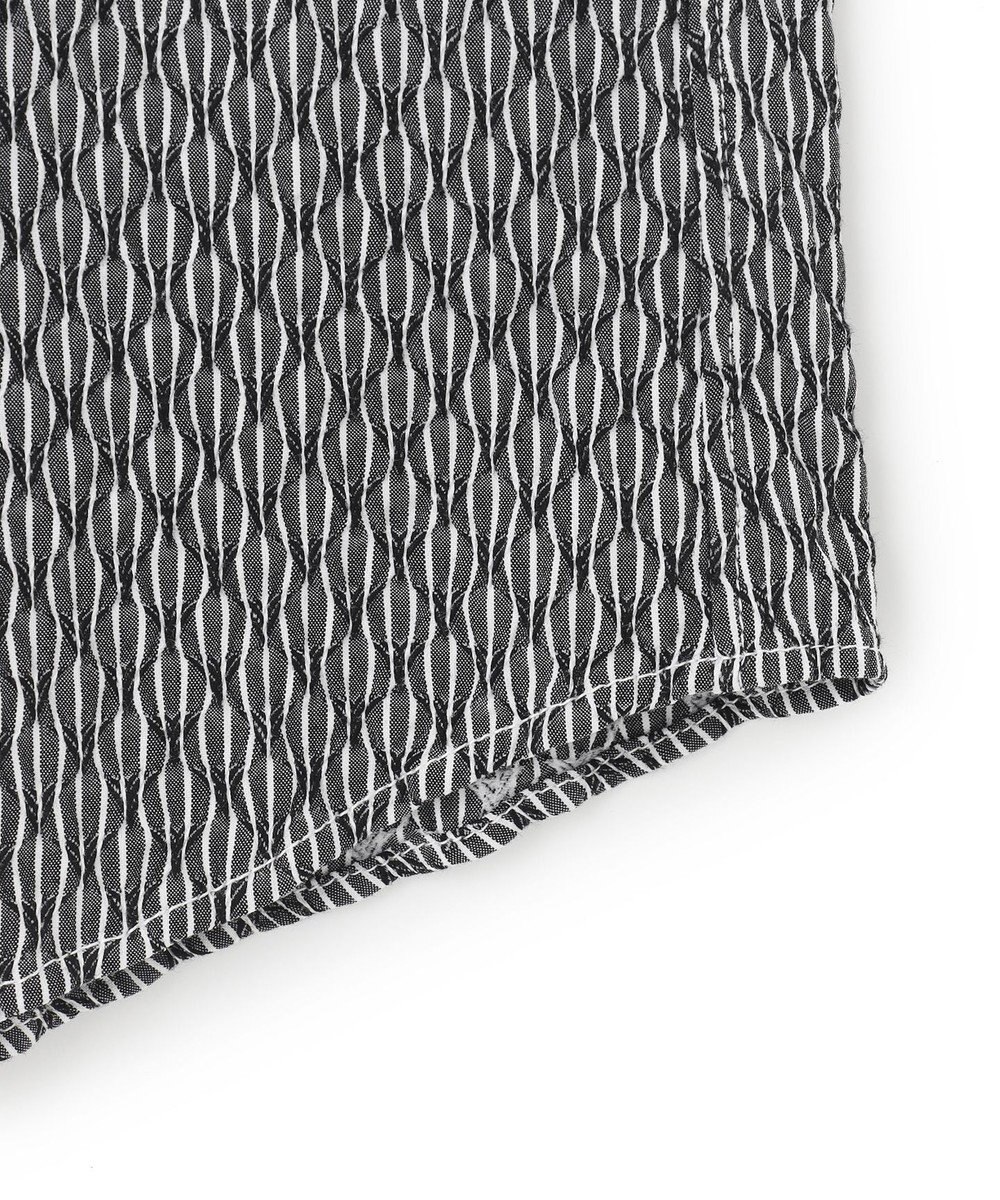 JOSEPH HOMME トライジャガード ストライプ ストレッチ レギュラーカラーシャツ 