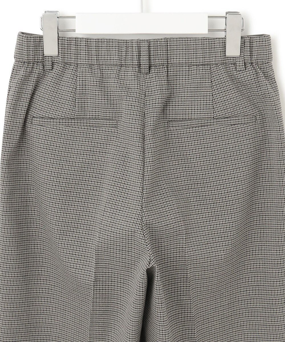 23区 【洗える】チェックストレッチ ワイドパンツ 