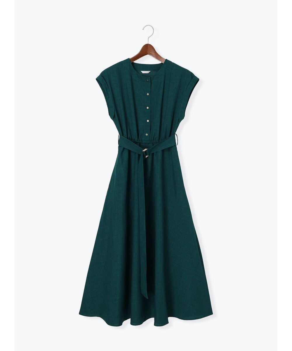 Te chichi リネンライクウエストマークワンピース 