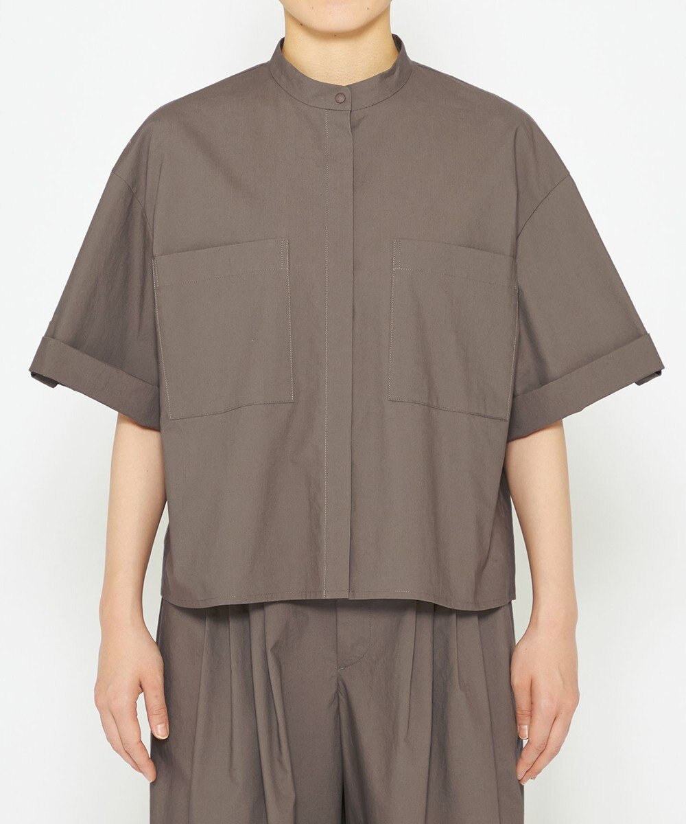 uncrave 【洗濯機洗い可】カラータイプライター ショートシャツ（uncrave WHITE） 