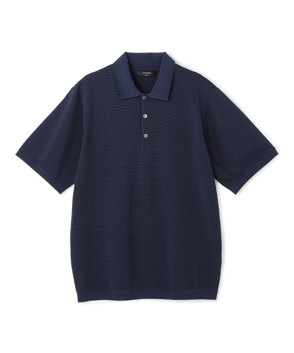 JOSEPH HOMME 【新柄】リュクスレーヨンボーダー　ポロニット 