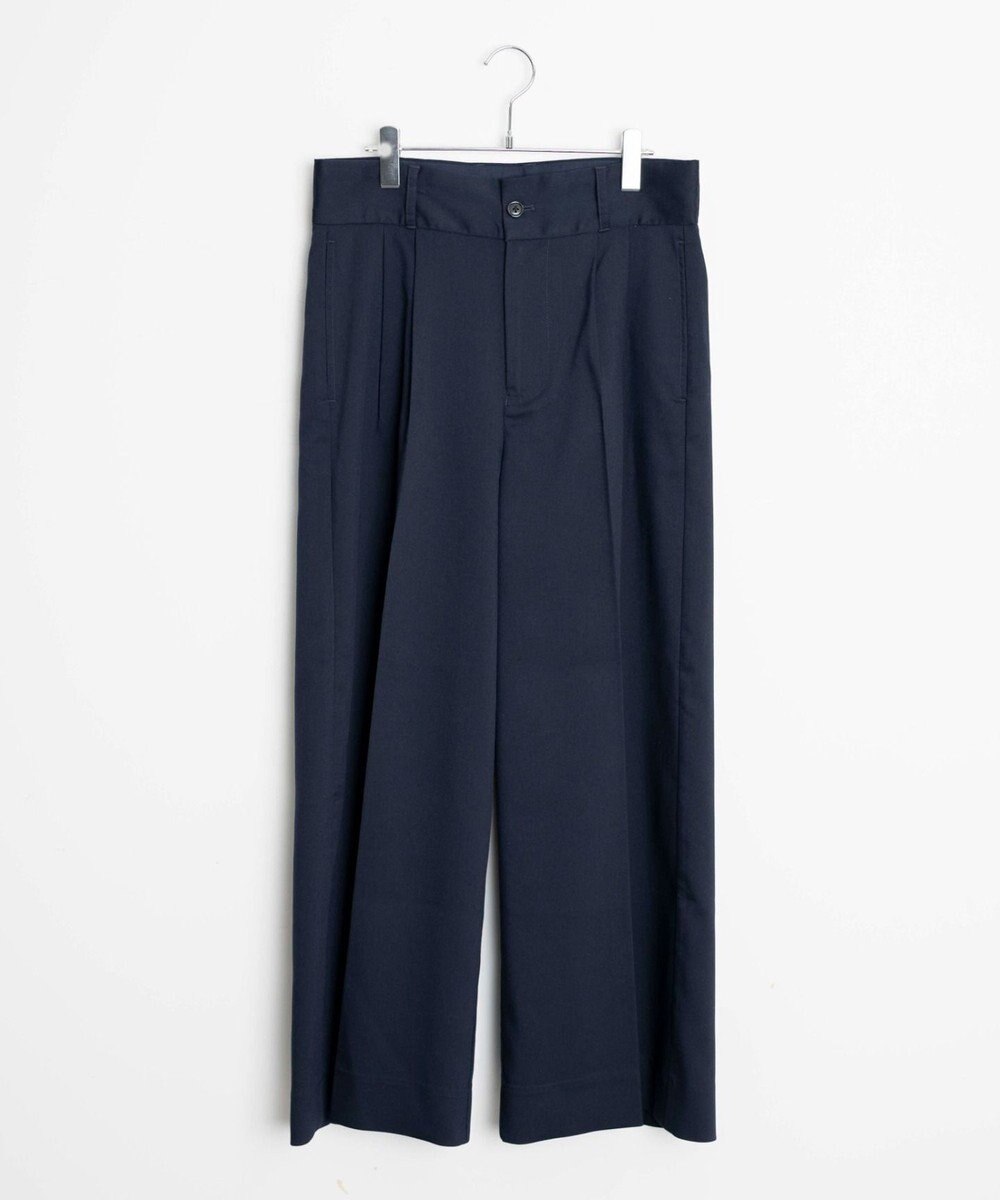 WEGO 【ユニセックス着用ITEM】ワイドストレートスラックス 