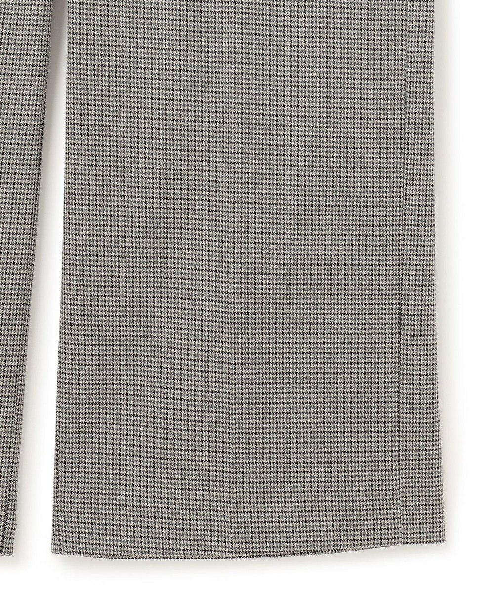 23区 【洗える】チェックストレッチ ワイドパンツ 