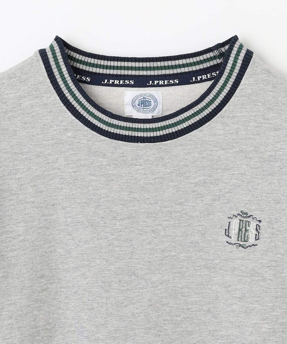 J.PRESS KIDS 【140-170cm】トリコリブコンビボーダー ミニ裏毛 トレーナー 