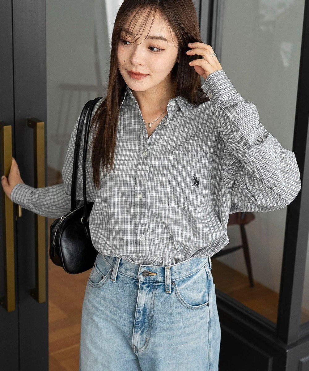 WEGO 【25年秋新色登場★】U.S. POLO ASSN.別注ロングスリーブシャツ 