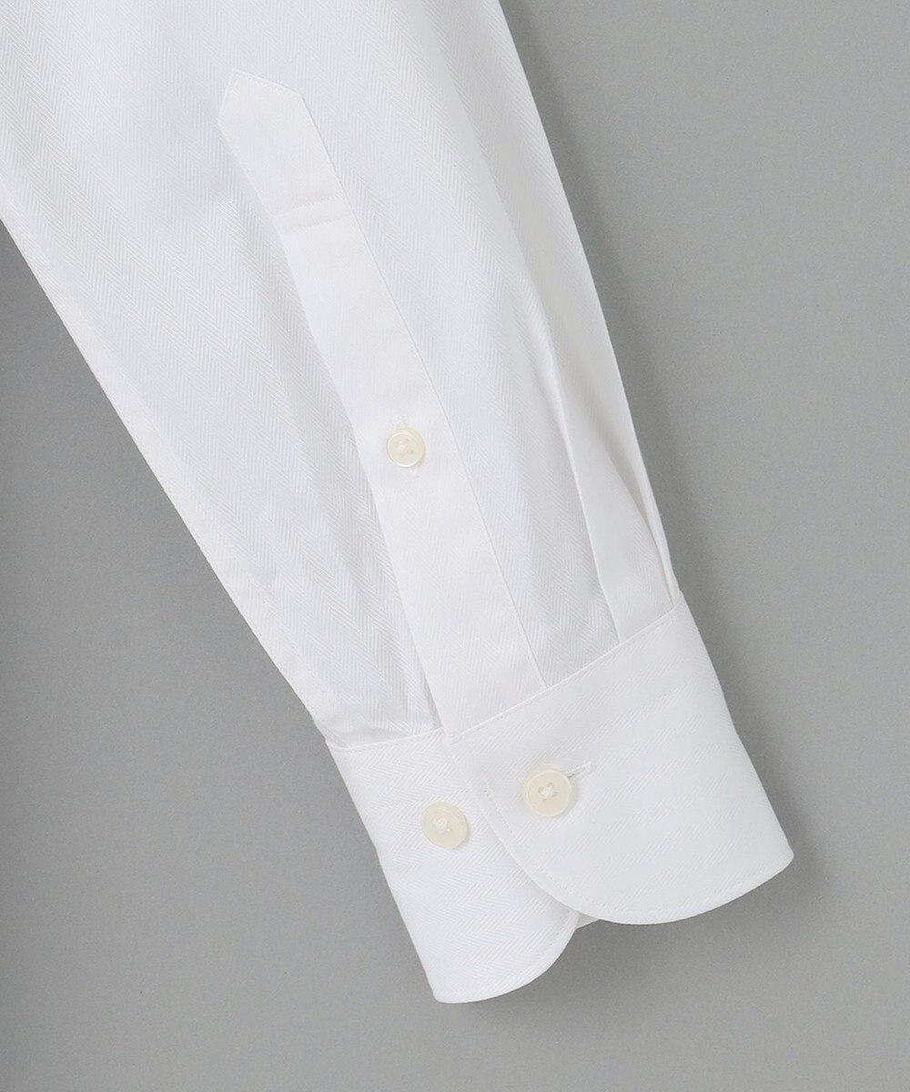 GOTAIRIKU 【形態安定】PREMIUMPLEATS_セミワイド 通年ドレスシャツ 