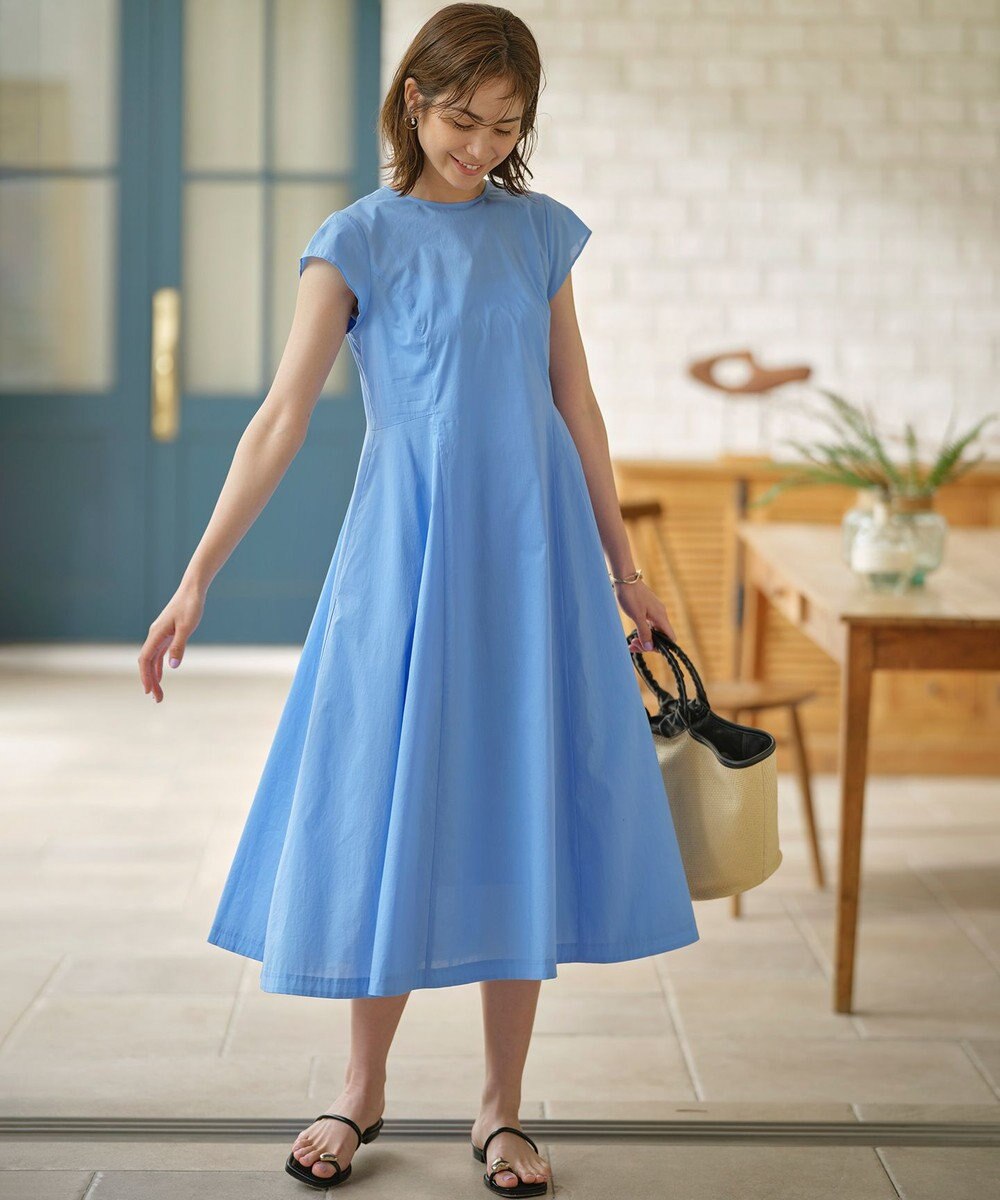組曲 コットンローン フレアワンピース 