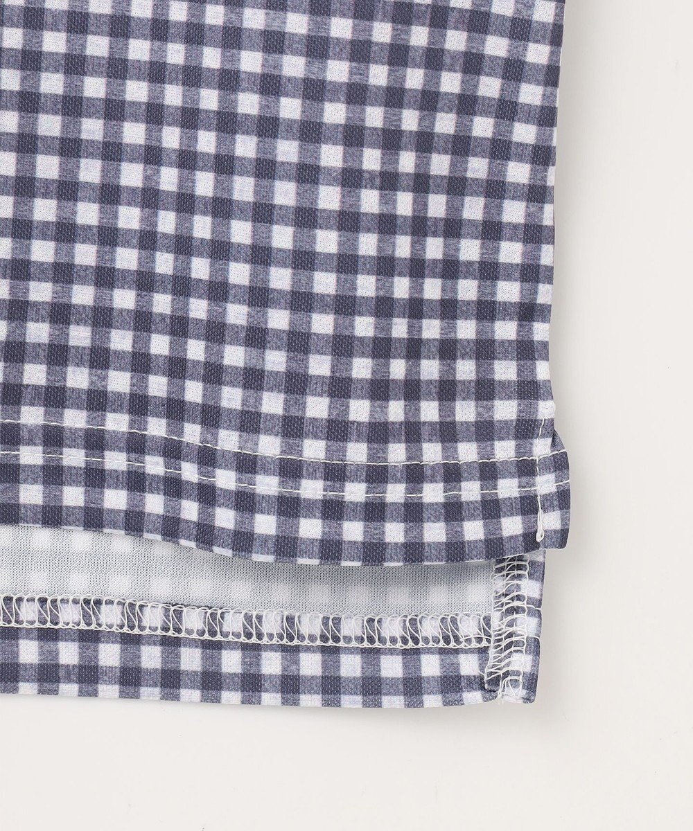 23区GOLF 【MEN】【接触冷感・UVケア・吸水速乾】ギンガムチェック柄 ポロシャツ 